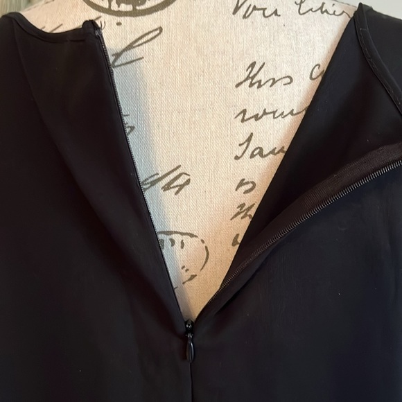 Ann Taylor Factory Faux Leather Spandex Back Zipper - Picture 4 of 6